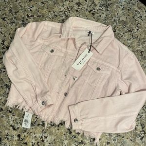 Vigoss Blush Denim Jacket
